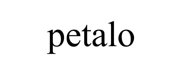 Trademark Logo PETALO