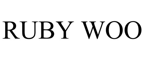 Trademark Logo RUBY WOO