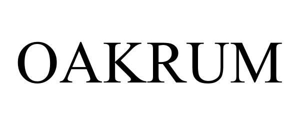 Trademark Logo OAKRUM