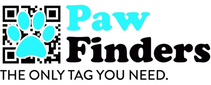 PAW FINDERS THE ONLY TAG YOU NEED.