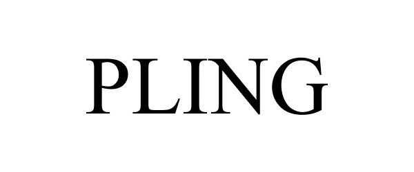 Trademark Logo PLING