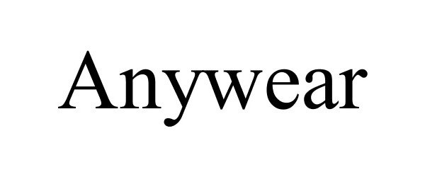 Trademark Logo ANYWEAR