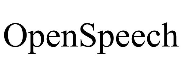 Trademark Logo OPENSPEECH