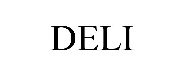 Trademark Logo DELI