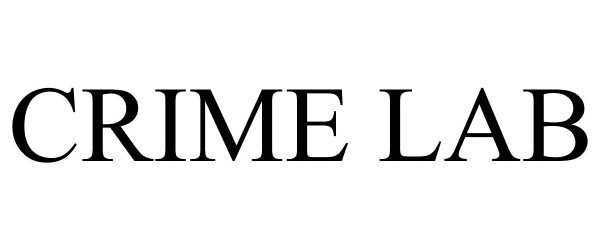 Trademark Logo CRIME LAB