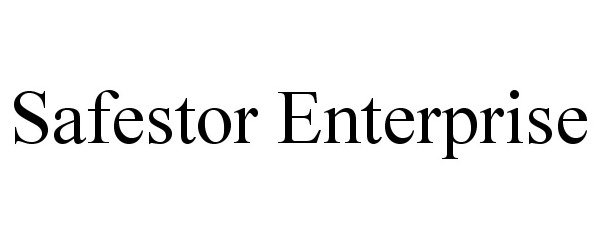Trademark Logo SAFESTOR ENTERPRISE