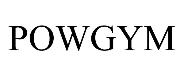 Trademark Logo POWGYM