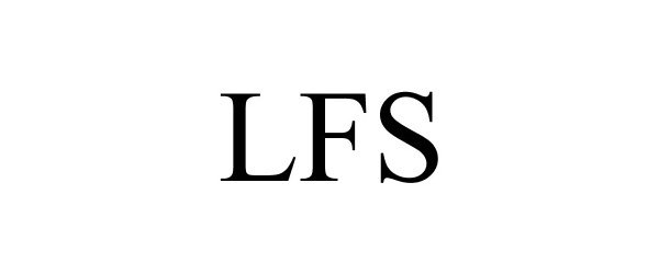 Trademark Logo LFS