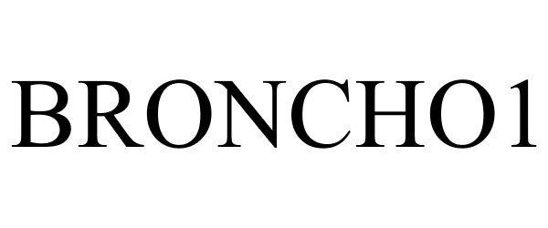 Trademark Logo BRONCHO1