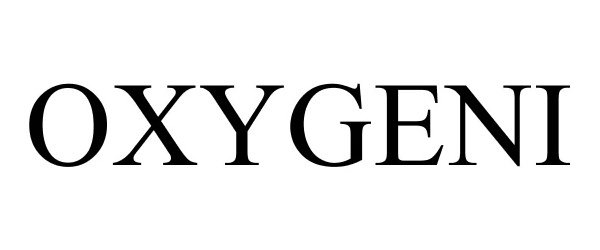 Trademark Logo OXYGENI