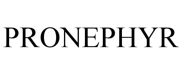  PRONEPHYR