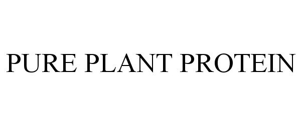  PURE PLANT PROTEIN