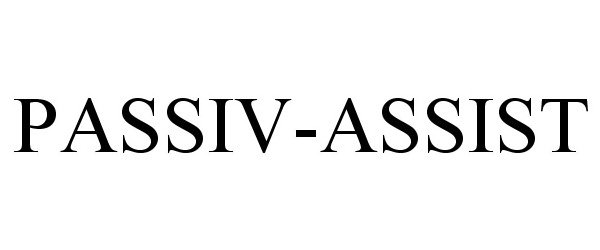 Trademark Logo PASSIV-ASSIST