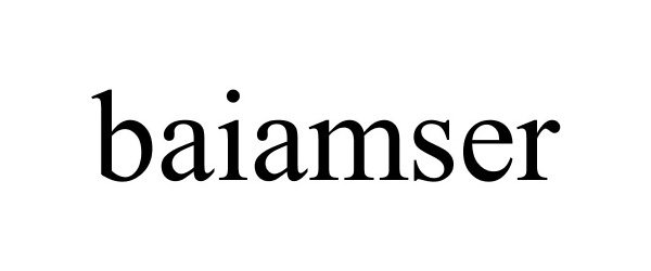 Trademark Logo BAIAMSER