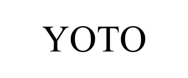 Trademark Logo YOTO