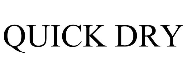 Trademark Logo QUICK DRY