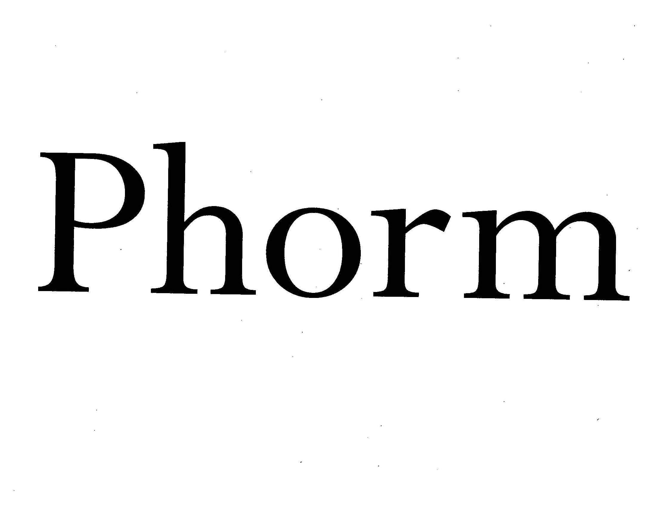 Trademark Logo PHORM