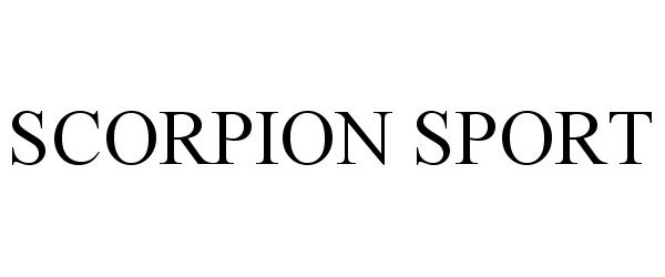 Trademark Logo SCORPION SPORT