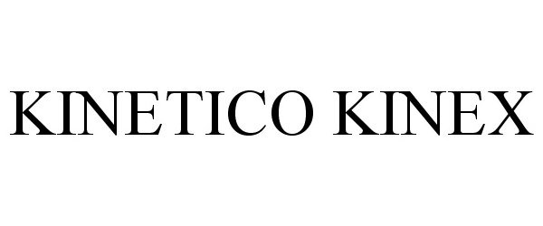 Trademark Logo KINETICO KINEX