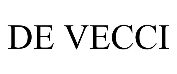 Trademark Logo DE VECCI