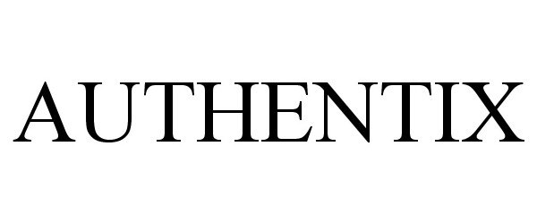 Trademark Logo AUTHENTIX