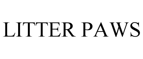 Trademark Logo LITTER PAWS