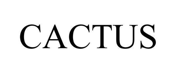 Trademark Logo CACTUS