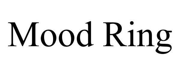 Trademark Logo MOOD RING