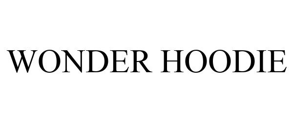 Trademark Logo WONDERHOODIE