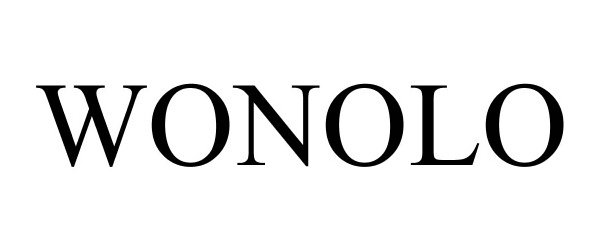 Trademark Logo WONOLO