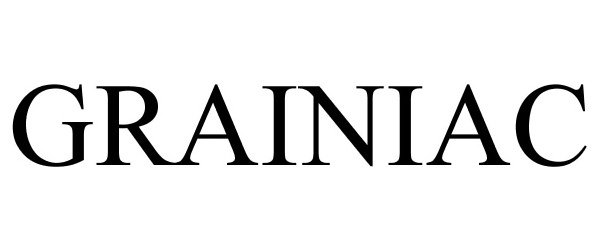 Trademark Logo GRAINIAC