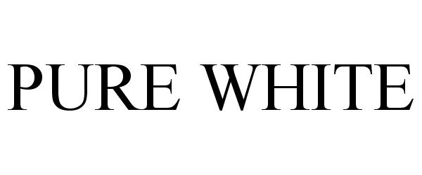 Trademark Logo PURE WHITE
