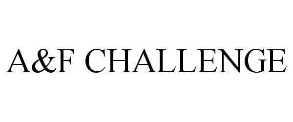  A&amp;F CHALLENGE