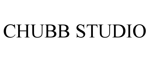 Trademark Logo CHUBB STUDIO