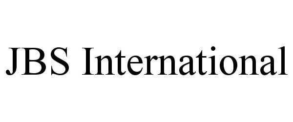 Trademark Logo JBS INTERNATIONAL