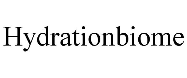 Trademark Logo HYDRATIONBIOME