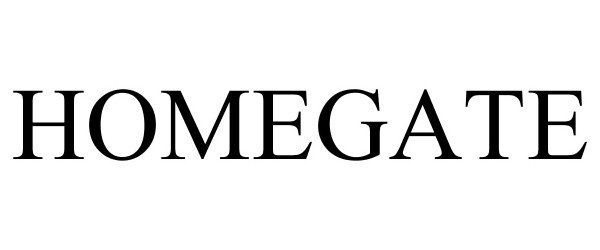 Trademark Logo HOMEGATE