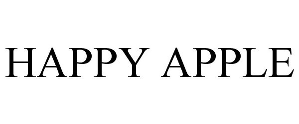 Trademark Logo HAPPY APPLE