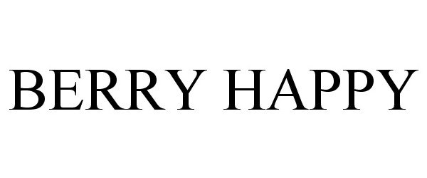 Trademark Logo BERRY HAPPY