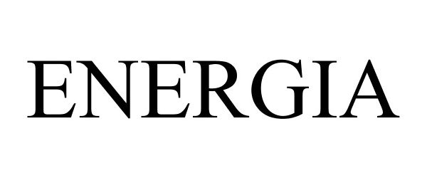 Trademark Logo ENERGIA