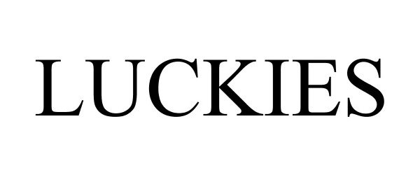 Trademark Logo LUCKIES