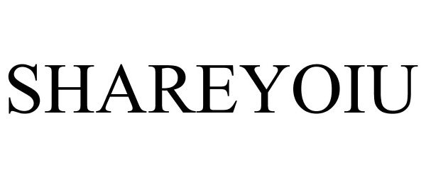 Trademark Logo SHAREYOIU