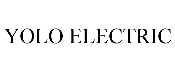 Trademark Logo YOLO ELECTRIC