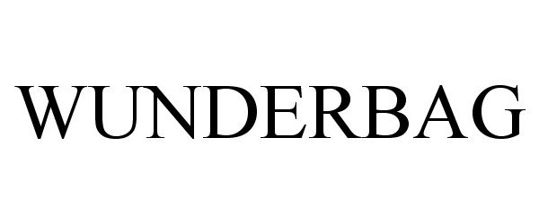 Trademark Logo WUNDERBAG