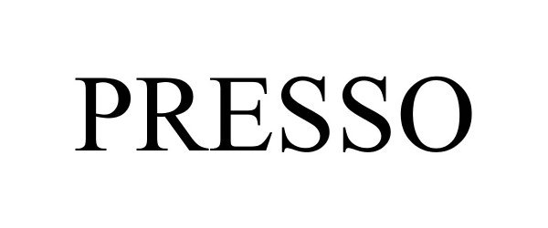 Trademark Logo PRESSO