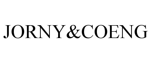 Trademark Logo JORNY&COENG