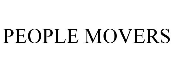 Trademark Logo PEOPLE MOVERS