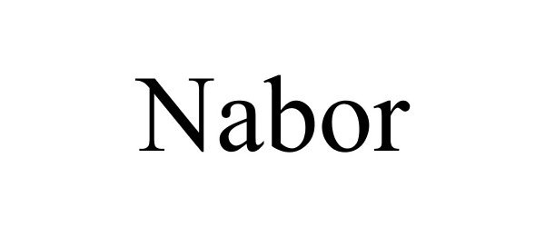 Trademark Logo NABOR