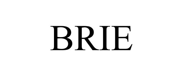 Trademark Logo BRIE