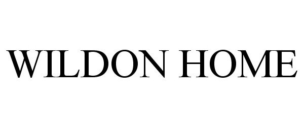 Trademark Logo WILDON HOME